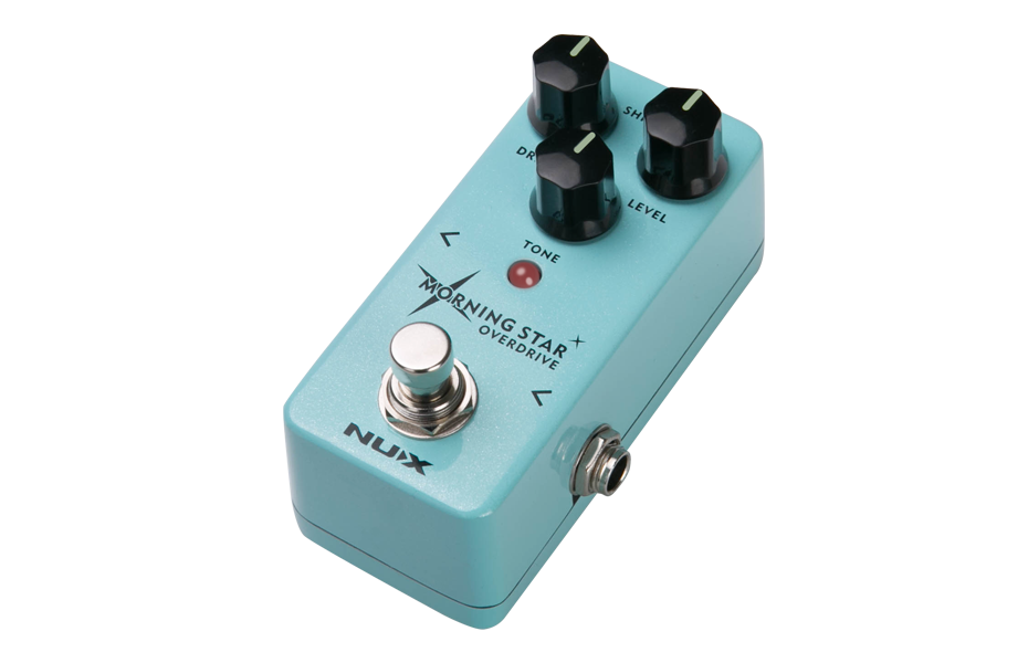 NUX Morning Star NOD-3 overdrive pedal - angled view
