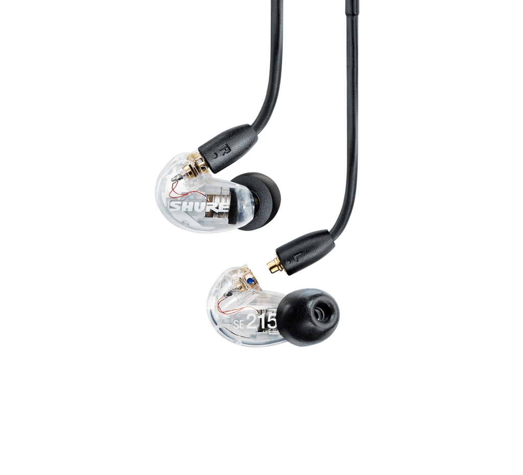 Shure AONIC 215 clear earphones with detachable cable