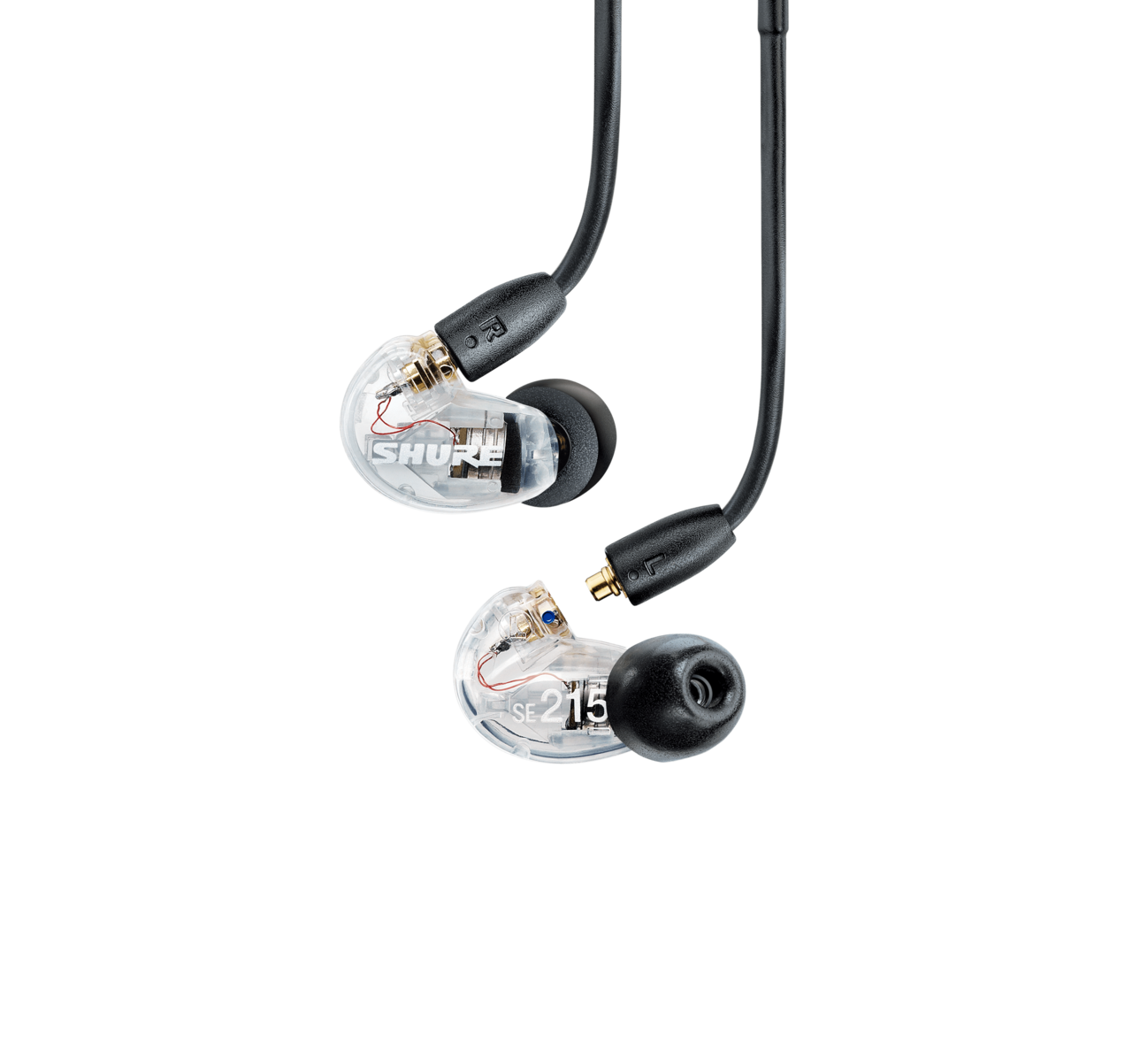 Shure AONIC 215 clear earphones with detachable cable