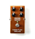 MXR M84 Bass Fuzz Deluxe pedal — copper-orange enclosure with Dry, Wet, Tone, Fuzz knobs