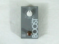 Vertex Boost MKII clean boost pedal — gray enclosure, top view with Level knob and footswitch