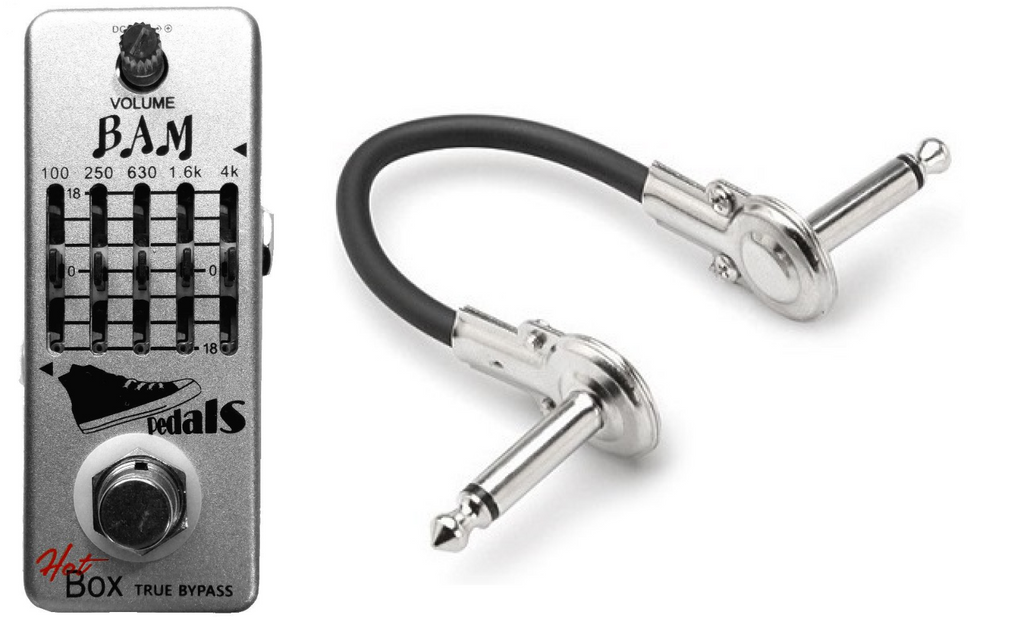 Hot Box Pedals Bam 5-band graphic EQ pedal — with included patch cable