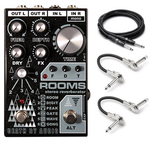 New Death by Audio Rooms Digital Stereo Multi Reverb Guitar Effects Pedal