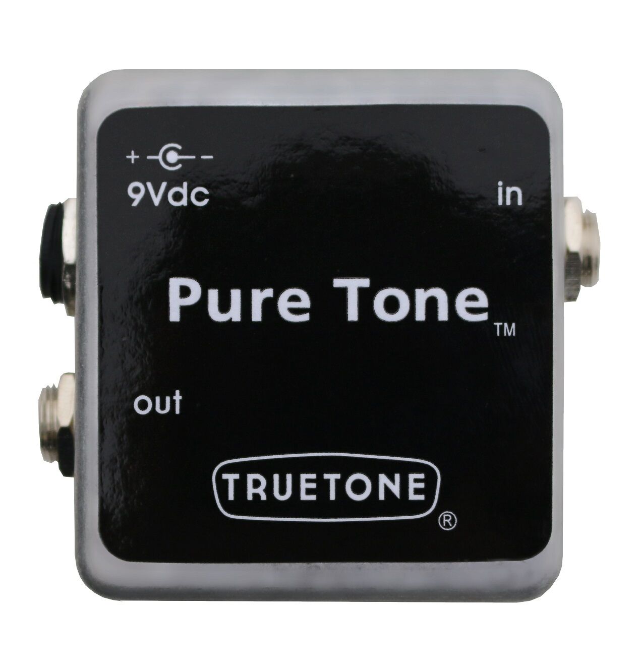 Truetone Pure Tone buffer pedal input and output jacks
