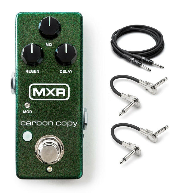 New MXR M299 Carbon Copy Mini Analog Delay Guitar Effects Pedal w/Power Supply