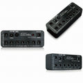 One Control Distro pedal power distributor — black enclosure, multiple views