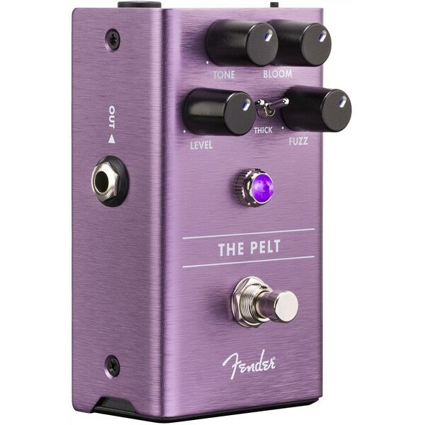Fender The Pelt fuzz pedal — footswitch close-up