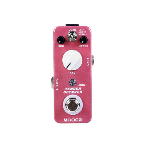 New Mooer Tender Octaver MKII Guitar Effects Pedal