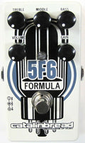 Catalinbread Formula 5F6 tweed Bassman overdrive pedal — white enclosure, top view