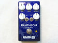 Wampler Pantheon Overdrive pedal — blue enclosure front view with knobs