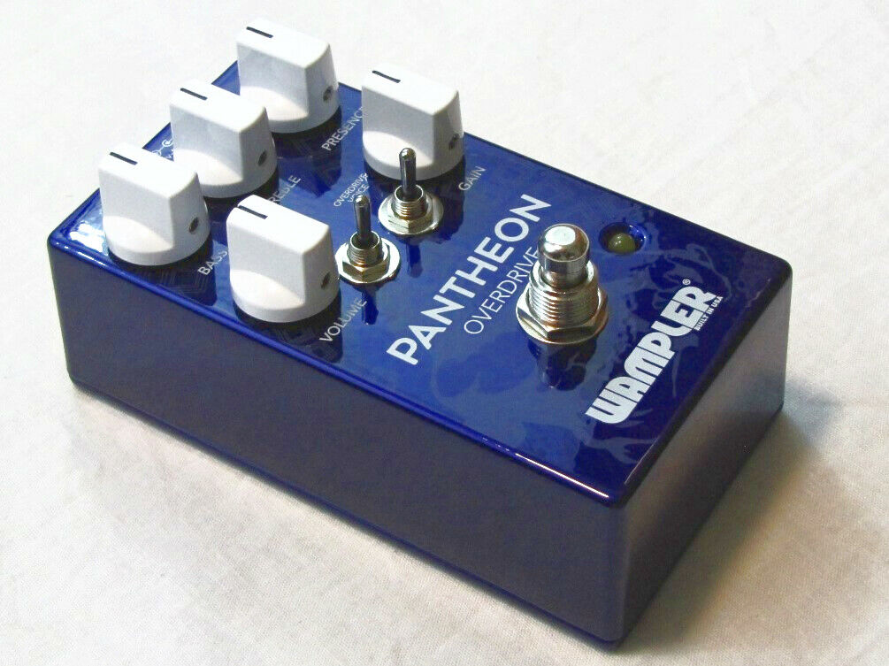 Wampler Pantheon Overdrive pedal — rear view showing power jack
