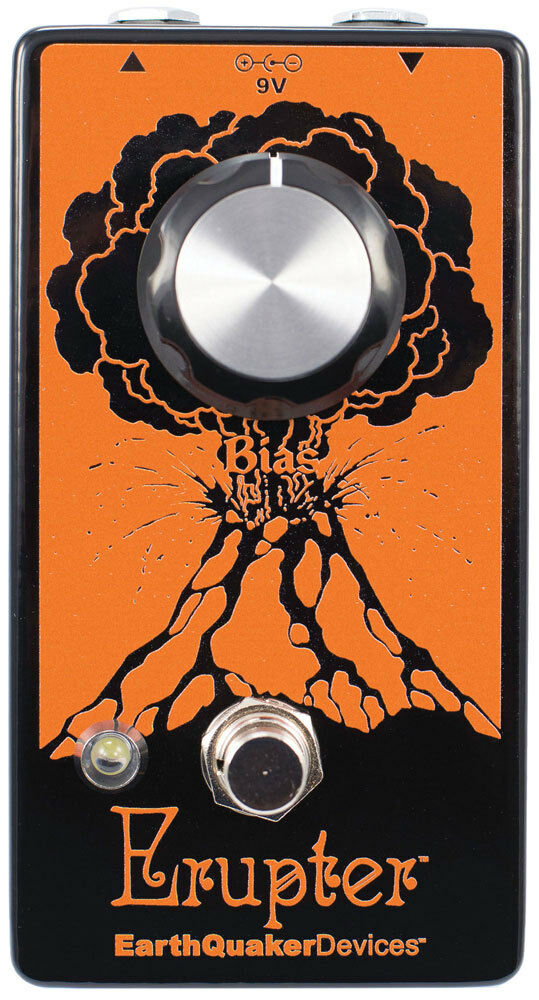 EarthQuaker Devices Erupter fuzz pedal — front featured view