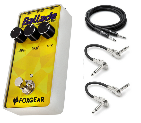 New Foxgear Ballade 80's Analog Chorus Guitar Effects Pedal