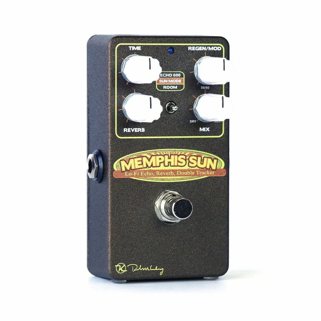 Keeley Memphis Sun reverb and echo pedal, alternate angle