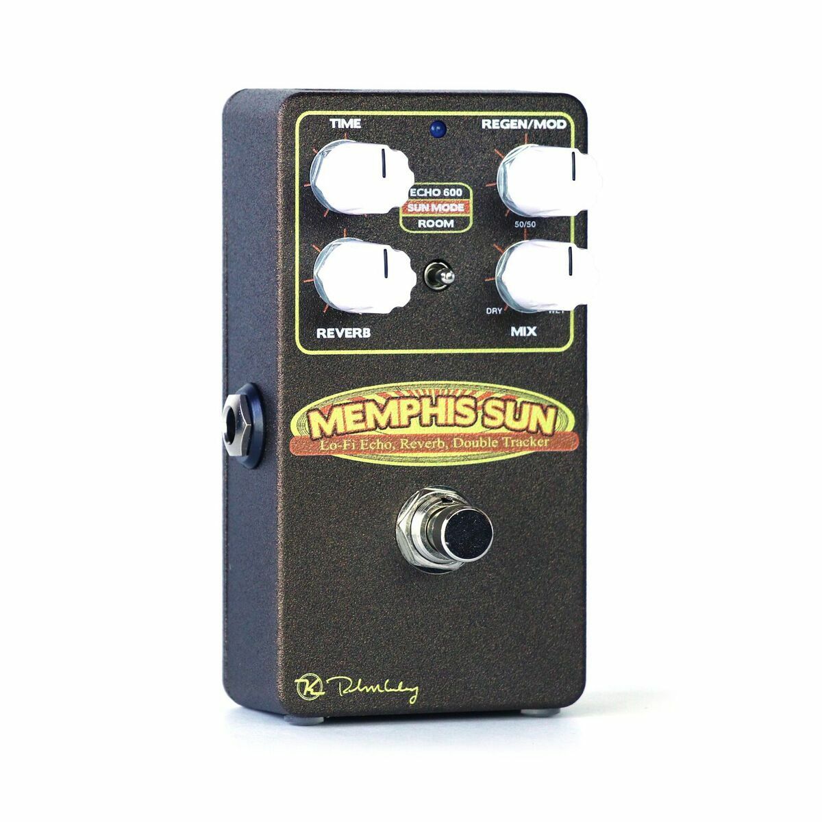 Keeley Memphis Sun reverb and echo pedal, alternate angle