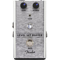 Fender Level Set Buffer pedal — silver enclosure, top view with controls