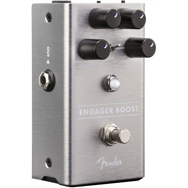 Fender Engager Boost pedal — rear battery door view
