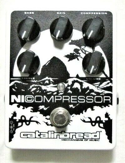 Catalinbread Nicompressor compressor pedal - white enclosure front