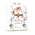 Keeley Caverns Delay Reverb V2 guitar pedal — white enclosure, front view