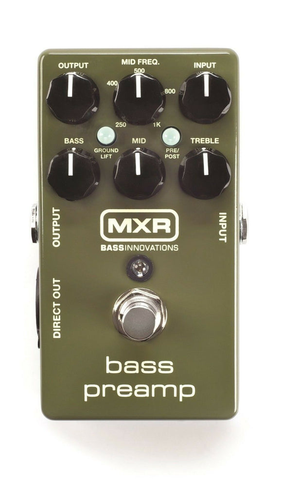 Used MXR M81 Bass PreAmp Bass Guitar Effects Pedal