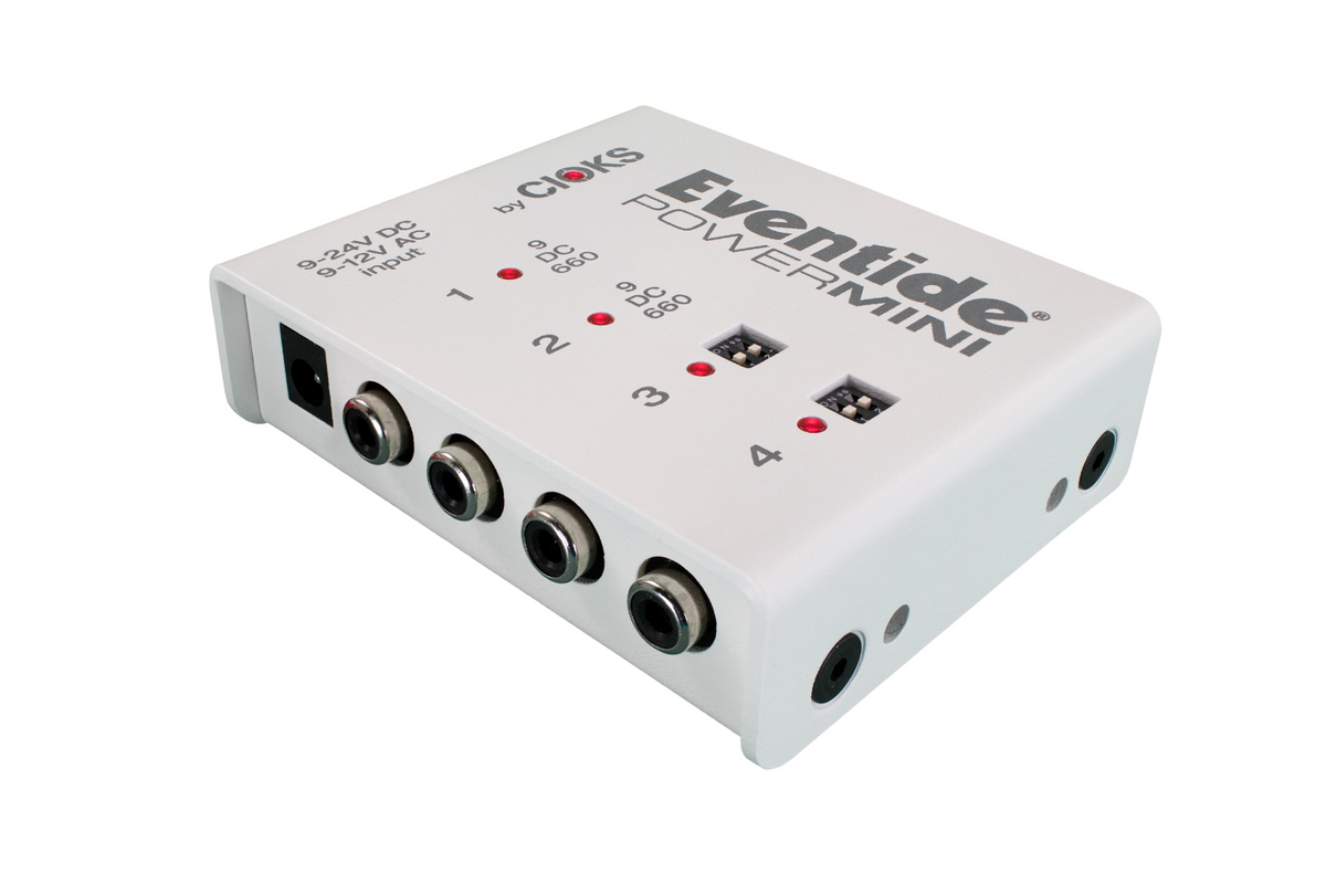 Eventide PowerMini Adapter Kit isolated power supply — rear view with AC input