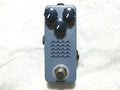 JHS Tidewater tremolo pedal in light blue sparkle with wave graphic