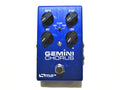 Source Audio SA242 Gemini Chorus stereo effects pedal — blue enclosure with four control knobs