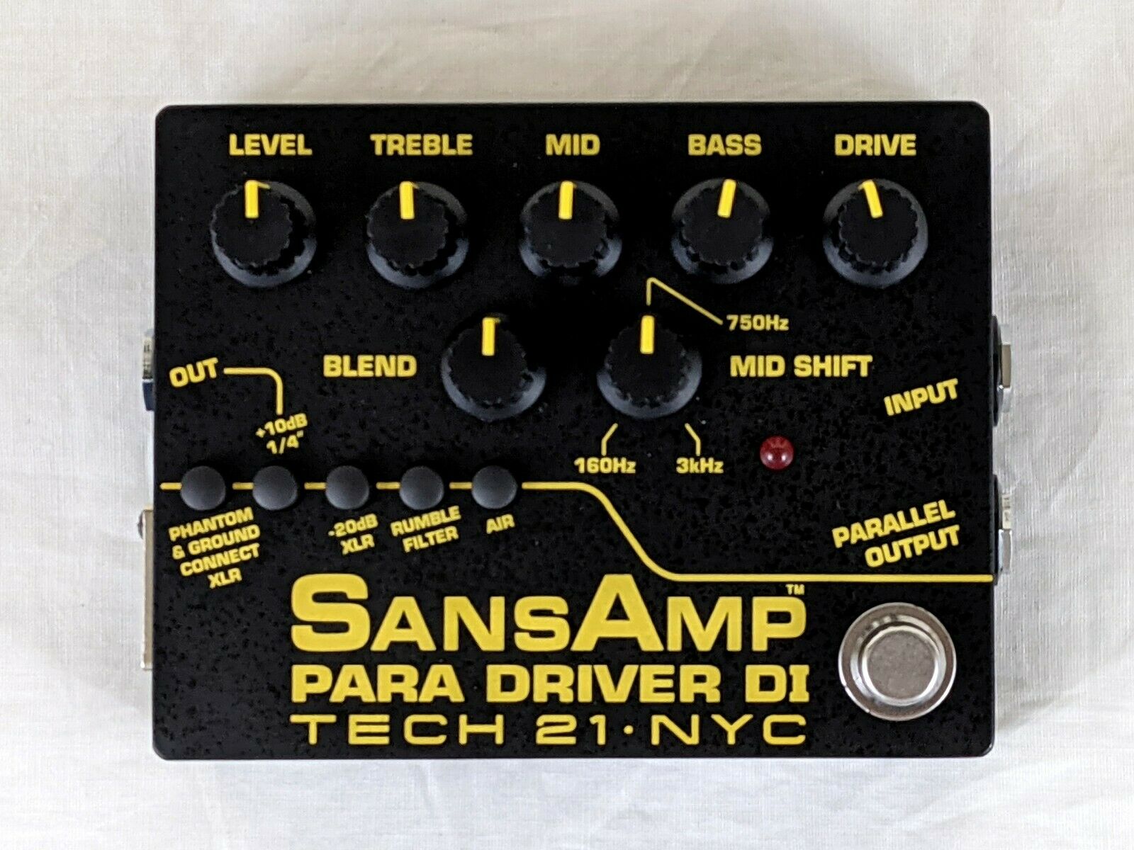 Used Tech 21 Para Driver DI V2 Guitar Effects Pedal