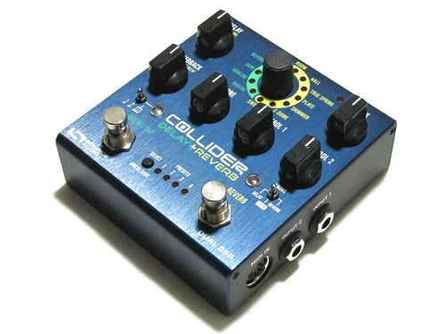 Source Audio SA263 Collider delay+reverb pedal — angled front view