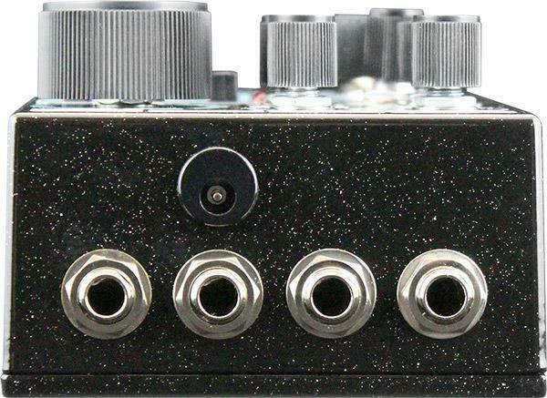 Death by Audio Rooms reverb pedal top jacks and switches