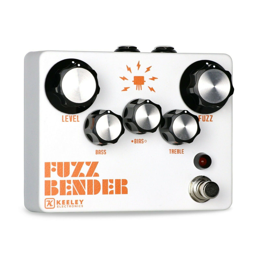 Keeley Fuzz Bender fuzz pedal angled view