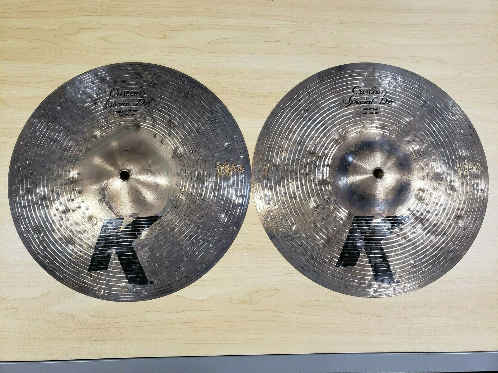 Zildjian K Custom Special Dry hi hat cymbal top view
