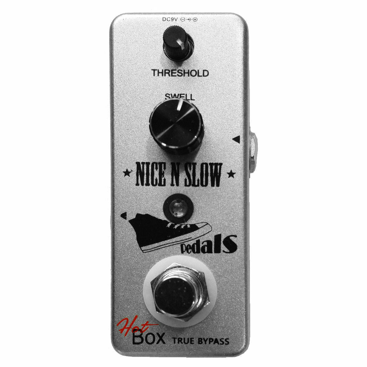 Hot Box Nice N Slow volume swell pedal - silver enclosure Swell Threshold controls