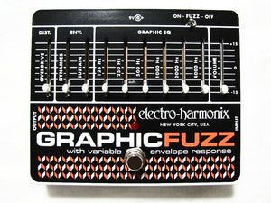 Used Electro-Harmonix EHX Graphic Fuzz EQ Distortion Sustainer Guitar Pedal