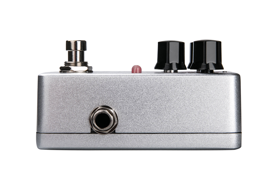 NUX Sculpture NCP-2 compressor pedal — detail of footswitch and Clip indicator