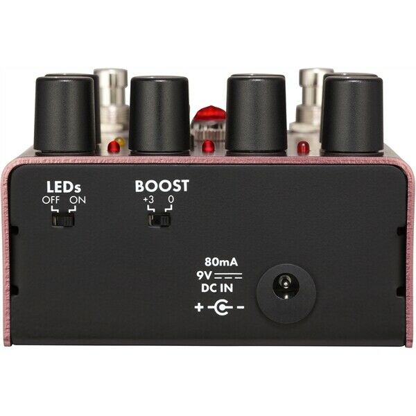Fender Lost Highway Phaser pedal — top panel detail