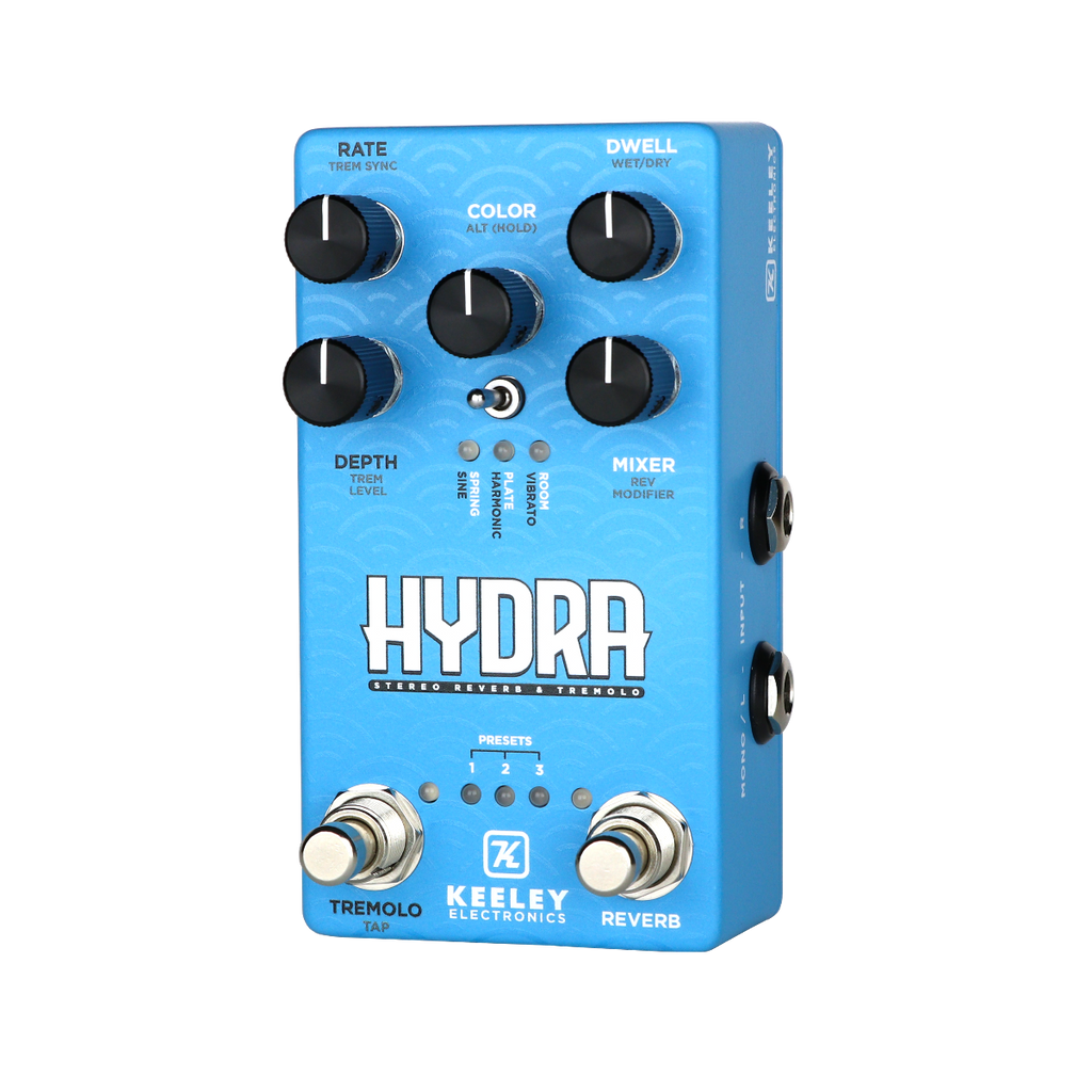 Keeley Hydra pedal control layout detail