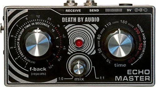 Death By Audio Echo Master vocal pedal — blue enclosure, main photo