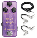 One Control Purple Plexifier distortion guitar pedal — purple enclosure shown with instrument and patch cables