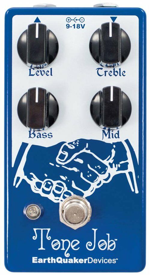 New EarthQuaker Devices Tone Job V2 EQ and boost pedal top view