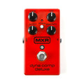 MXR M228 Dyna Comp Deluxe compressor pedal — red enclosure, top view