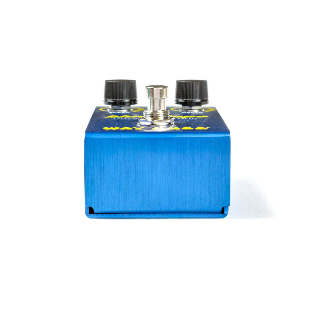 Way Huge Smalls Blue Hippo blue mini chorus pedal angled view