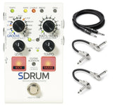 New Digitech SDrum Strummable Drums Pedal w/Power