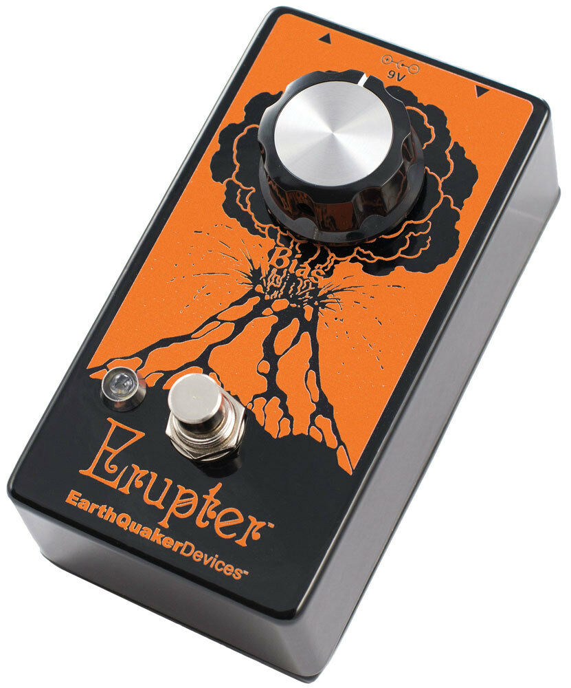EarthQuaker Devices Erupter fuzz pedal — side profile view