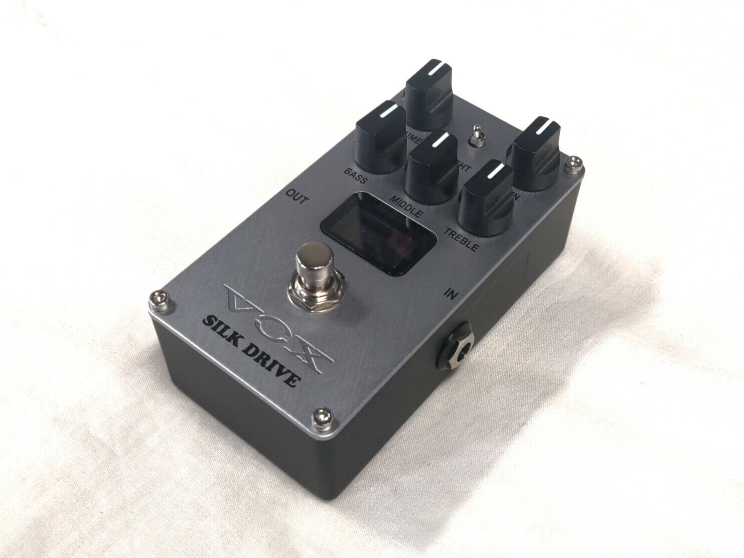 Vox Valvenergy Silk Drive overdrive pedal — OLED scope detail