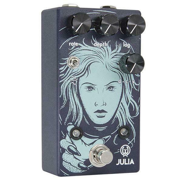 Walrus Audio Julia V2 chorus vibrato pedal angled view