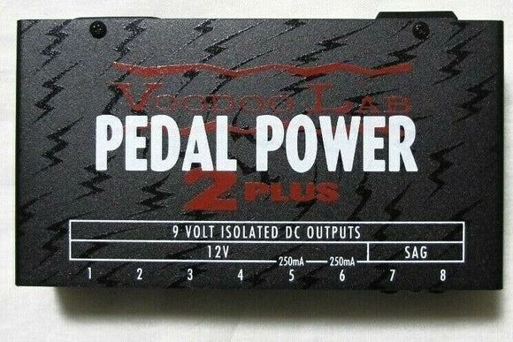 Used Voodoo Lab Pedal Power 2 Plus Guitar Pedal Power Supply
