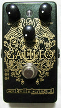 Catalinbread Galileo MKII treble booster pedal - green sparkle with gold art