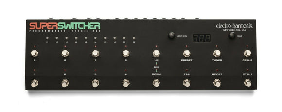 New Electro-Harmonix EHX Super Switcher Programmable Effects Hub Pedal