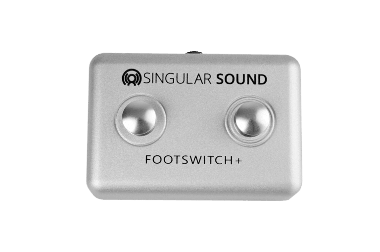 Singular Sound BeatBuddy Footswitch+ dual momentary footswitch in silver